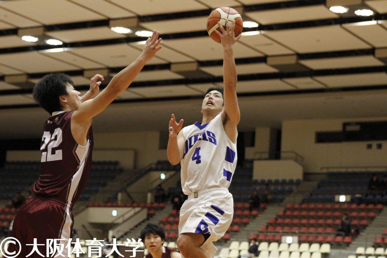 2018年度 関西学生バスケットボール 新人戦 準々決勝 バスケットボール部 男子 大阪体育大学