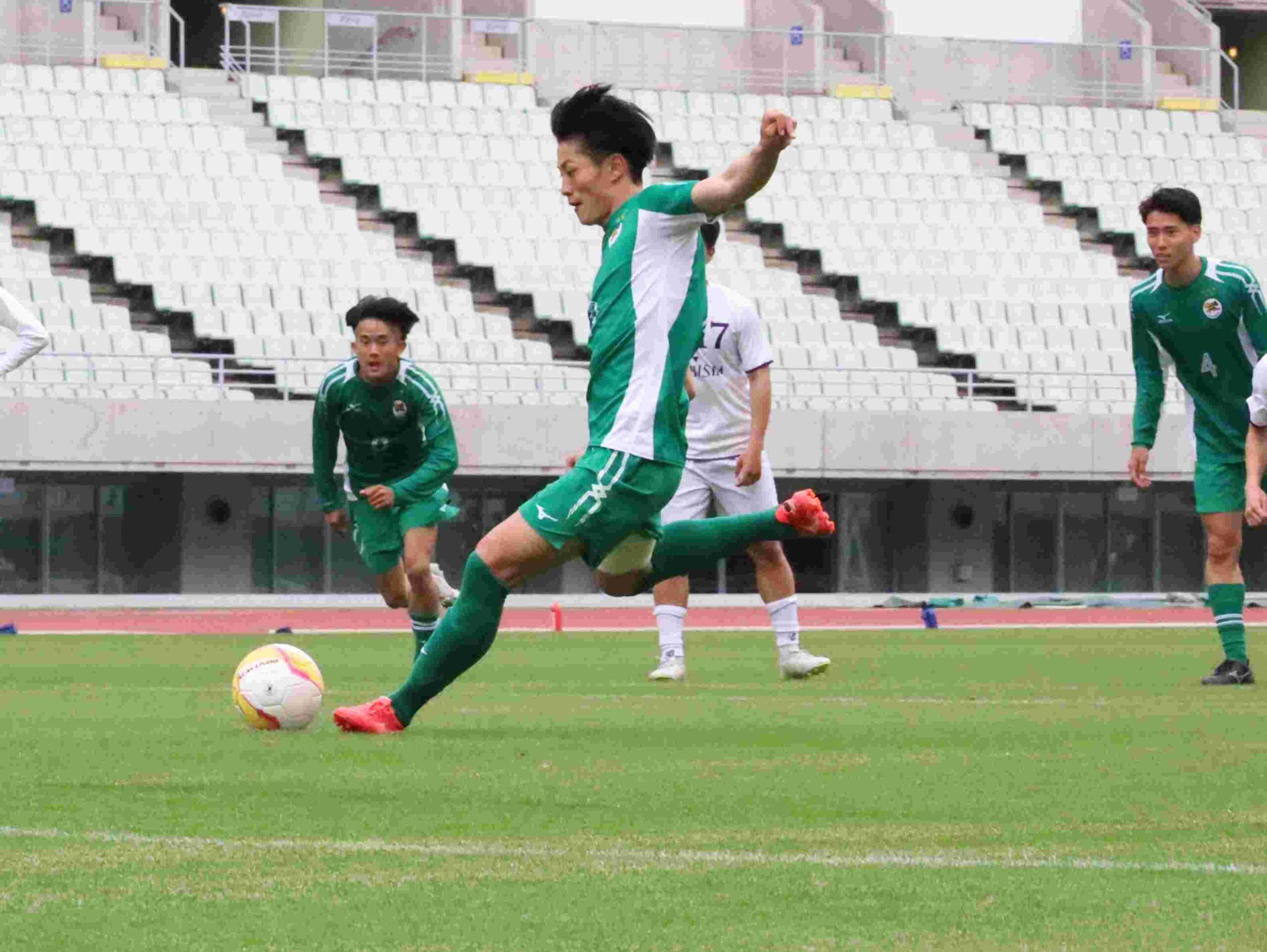 サッカー部男子が開幕戦白星スタート - 大阪体育大学